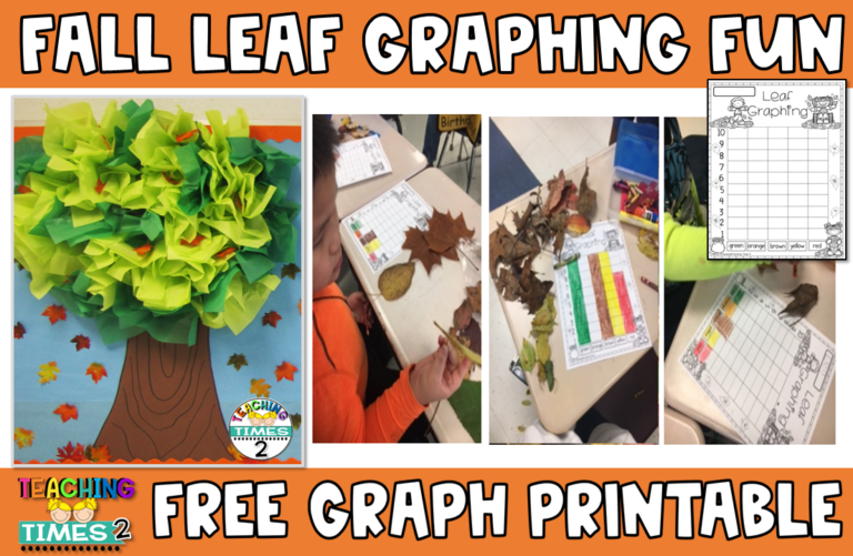 Leaf Graphing- Great Hands-on Fun!! - Teaching Times 2