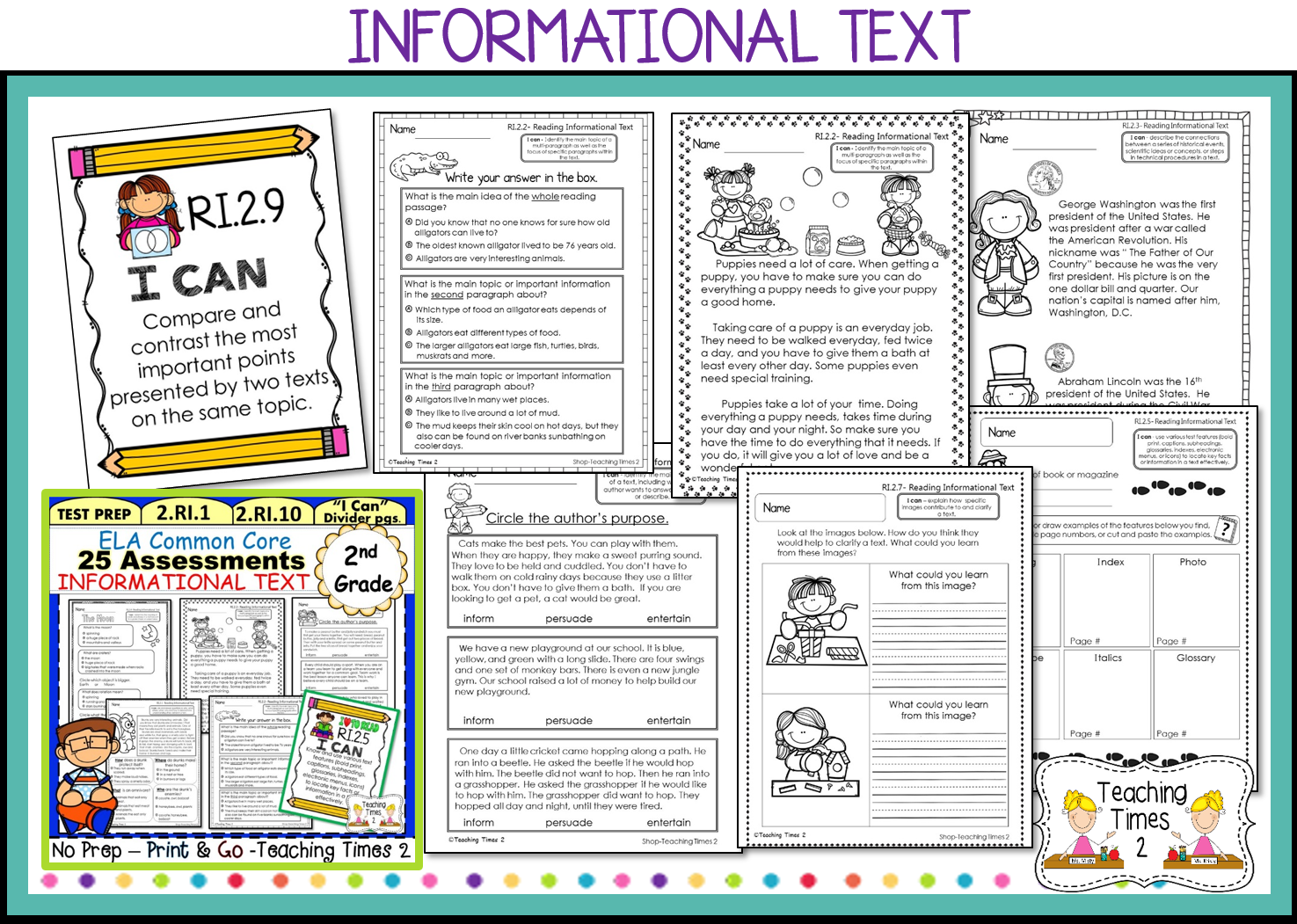 Second Grade Ela Assessment