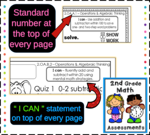 2nd Grade Common Core Math Assessments - Teaching Times 2
