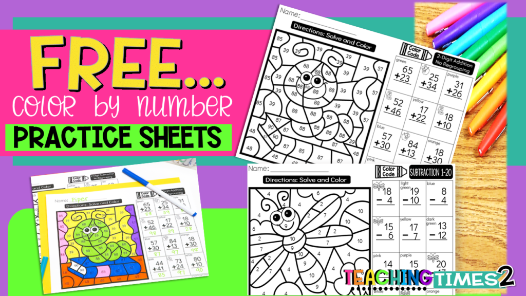 Color-By-Number-Free-Printables